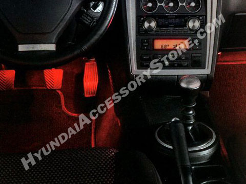 2003 09 Hyundai Tiburon Interior Led Lighting