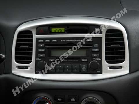 Hyundai Accent Metal Grain Center Fascia