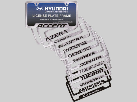 Hyundai License Plate Frame