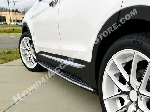Hyundai Santa Fe Sport Lower Chrome Door Molding