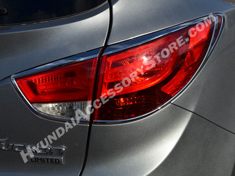 Hyundai Tucson Chrome Tail Lamp Bezels