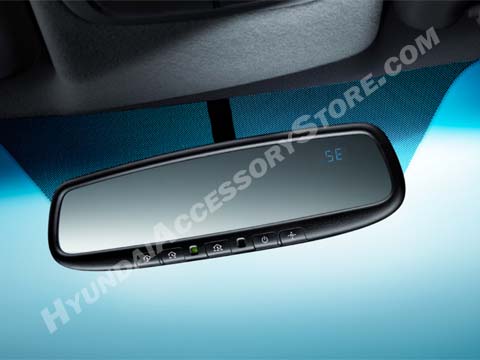 Hyundai Tucson Auto Dim Mirror with Homelink